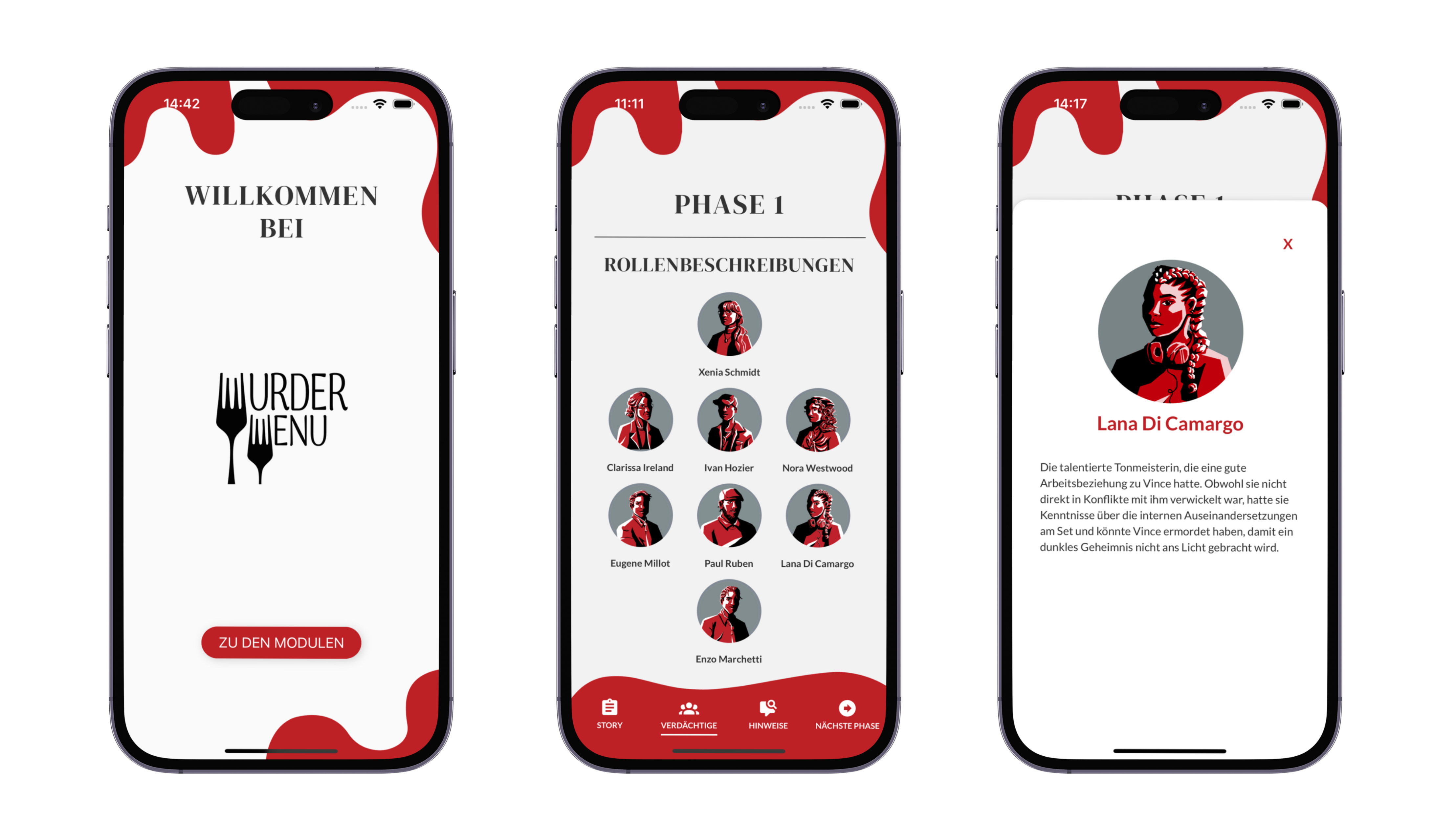 Murder Menu - Dein Krimi. Dein Dinner. Deine App.